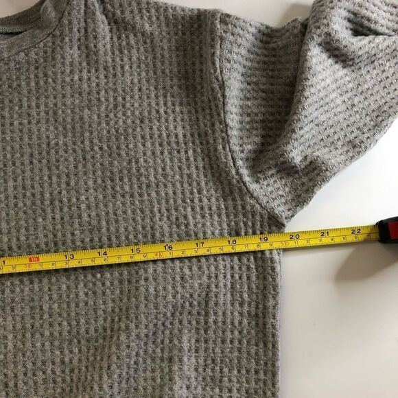 Project Social T Waffle Knit Top High Low Hem Grey Size XSmall Oversized - Picture 8 of 10
